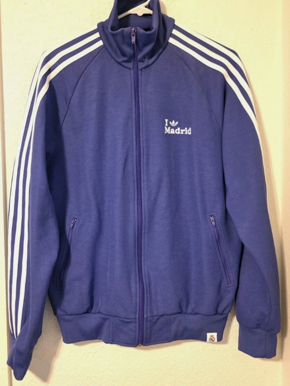 Rare Adidas Originals Real Madrid 'I Love Madrid' Track Jacket Men's Medium NWOT